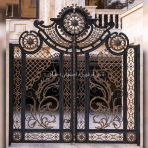 درب پیش ساخته دو لنگه مدل اقاقیا