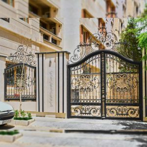 درب پیش ساخته دو لنگه مدل لاله