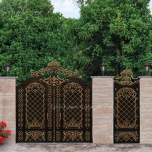 درب پیش ساخته دو لنگه مدل توسکا