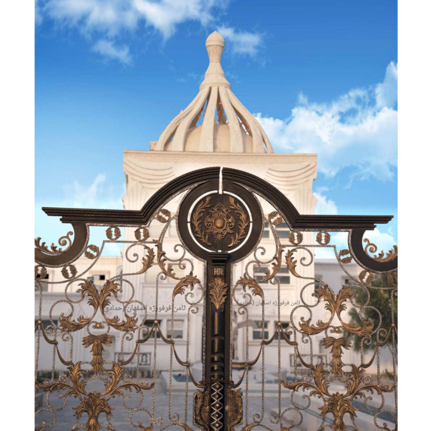 درب پیش ساخته دو لنگه مدل ترک