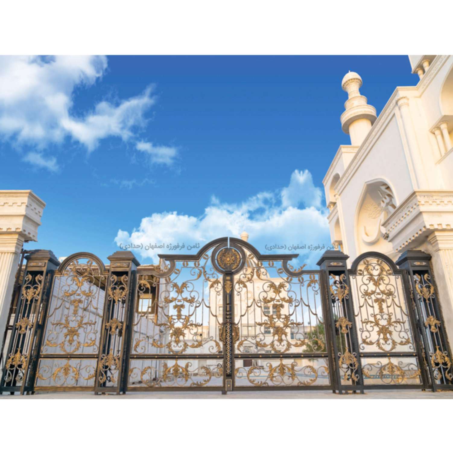 درب پیش ساخته دو لنگه مدل ترک