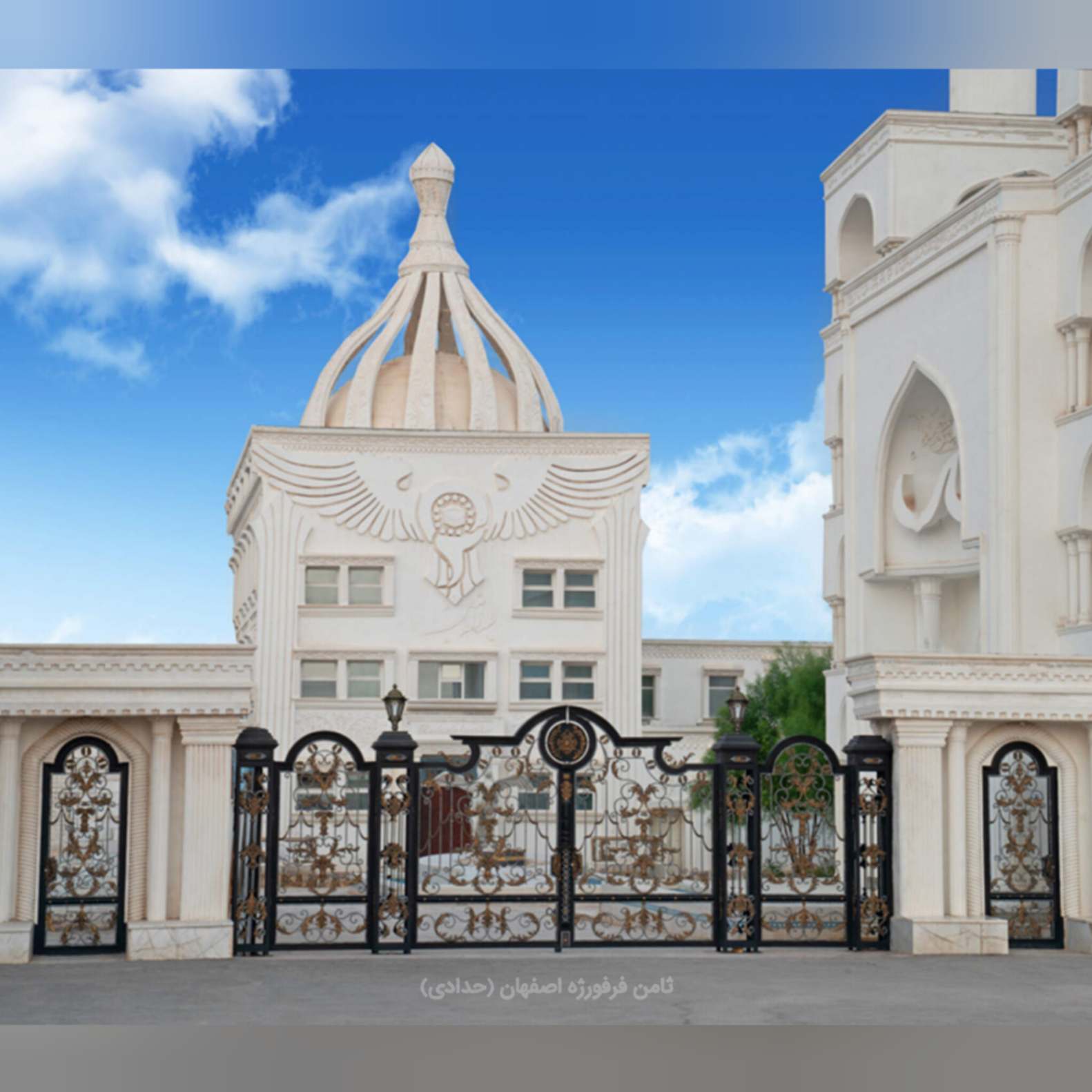 درب پیش ساخته دو لنگه مدل ترک