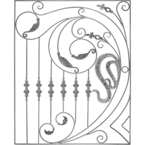 فرفورژه کادری کد 1060